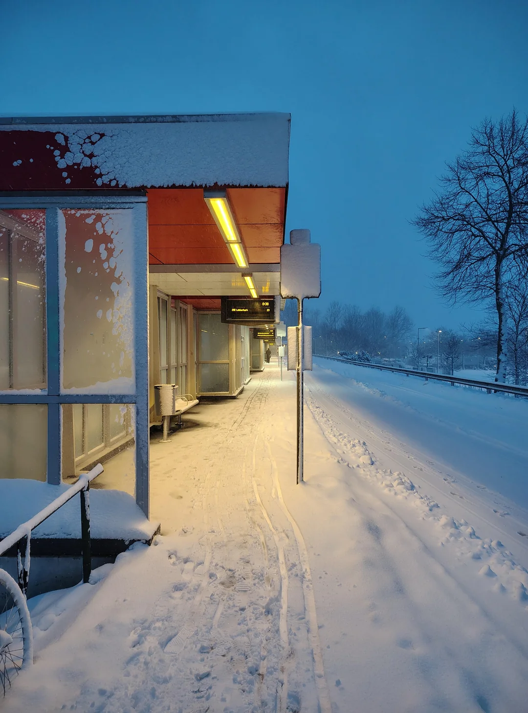 I'm sure my bus will arrive soon